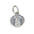wholesale 925 Sterling Silver Retro Five-Way God of Wealth Fortune Hanging Pendant DIY Hand Cord Accessory Bracelet Keychain Ornament-0-4