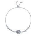 wholesale S925 Sterling Silver Full Moissanite 1 Carat Necklace Round Bezel Star Moon Bracelet Direct Factory Wholesale for Foreign Trade-0-4