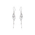 wholesale S925 Sterling Silver Niche Design Long Tassel Drop Earrings with Ear Hooks for Women, Cross-Border New Accessory-0-4