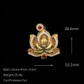 wholesale Gold Plated 925 Silver High-Carbon Steel Shakyamuni Buddha Mandala Pagoda Pendant-0-1