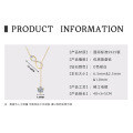 925 Silver Y-Tassel Pendant Necklace with Sparkling Moissanite Heart-0-7