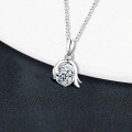 S925 Sterling Silver Moissanite Zodiac Necklace for Women-0-2
