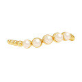 wholesale S925 silver plated with 14K gold, Dunlidai Pearl Thin Ring spring new collection natural pearl ring-0-4