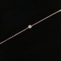 wholesale 925 Sterling Silver Four-Prong Single Stone Bracelet with Princess Cut Diamond, Dainty and Minimalist Jewelry for Women-0-6