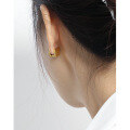 wholesale S925 Sterling Silver Geometric Minimalist Versatile Smooth Textured Korean Ins Niche Design Square Ear Clips for Women-0-3
