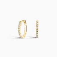 Metal Moissanite Earrings, Micro-Set, Cross-Border, Minimalist, Commuter, Custom Processing-18k gold stud earrings  moissanite