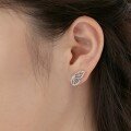 wholesale S925 Sterling Silver Korean-style Light Luxury Earrings for Women, Advanced Symmetrical Butterfly Design, Versatile and Stylish Ins-style Earrings-0-1