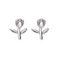 wholesale S925 Sterling Silver New Trendy Sweet Tulip Stud Earrings for Women, Light Luxury High-End Heart Design-0-4