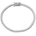 925 Silver Moissanite Heart Bracelet, Women's Minimalist Design, Delicate Luxury Trendy Accessory-0-3