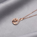 wholesale S925 silver electroplated source factory new Korean style fashionable women's chain necklace wholesale-0-2
