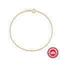 wholesale 18K Gold Plated S925 Sterling Silver Basic Bead Bracelet for Women-0-5