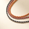 wholesale S925 Silver Nalan National Tide Chinese Style Trendy Design Double-Layer Light Bead Woven Red String Bracelet S7510-0-4