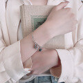 wholesale S925 Sterling Silver Multi-Element Accessories OT Buckle Design Versatile Retro Style Korean Series Bracelet for Women-0-3