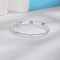 wholesale 999 Silver Bamboo Joint Bracelet for Women, Elegant National Trend Palace Style, Rising Joint by Joint, Engraved Push-Pull Solid Bangle-0-2
