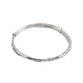 wholesale 999 Sterling Silver Rabbit Carrot Patterned Bracelet, Simple and Sweet Minimalist Jewelry, Push-Pull Design-0-4