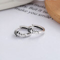 wholesale S925 Sterling Silver Korean-style Creative and Trendy Fish Bone Pattern Earrings New Simple Stud Earrings-0-1