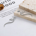 wholesale S925 sterling silver vintage exaggerated bold zodiac snake design earrings, trendy and unique European and American style earrings-0-2