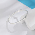 wholesale 999 Silver Bamboo Joint Bracelet for Women, Elegant National Trend Palace Style, Rising Joint by Joint, Engraved Push-Pull Solid Bangle-0-3