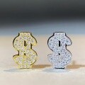 wholesale 925 Sterling Silver Moissanite Stud Earrings for Women Cross-Border Dollar Moissanite D Color Earrings Hip Hop Style Direct from Manufacturer Wholesale-0-3