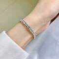 wholesale Silver Plated 18K White Gold, New High-Carbon Diamond Full Diamond Bracelet 4mm by Zhuozhifan Jewelry-0-3
