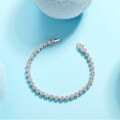 S925 Silver Cross-Border New Hot-Selling Versatile Pave Bracelet-0-0