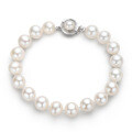 S925 Sterling Silver Simple Natural Freshwater Pearl Bracelet for Women-0-30