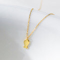 wholesale S925 Silver Korean Version Minimalist Elegant Ins Style Viral Exquisite Small Fish Necklace Y02137-0-3