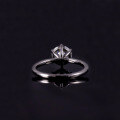 wholesale S925 Sterling Silver Classic Minimalist 15ct Zircon Eagle Claw Solitaire Engagement Ring-0-2