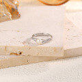 wholesale S925 Sterling Silver Moebius Freshwater Pearl Ring for Women, Korean-style Minimalist Versatile Small Design Band-0-1