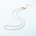 wholesale 925 Silver Freshwater Pearl Short Necklace Minimalist Fashion Elegant Rice Pearl Accessory Choker Chain Korean Style Collarbone Chain-0-1