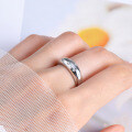 S925 Sterling Silver Moissanite Eternity Ring for Women-0-2