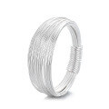 wholesale S925 silver cross-border Europe and America multi-layer silver wire wrapped hand-woven silver wire trendy design closed ring-0-4