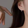 wholesale S925 silver earrings, U-shaped full diamond ear hooks, ear clips, women's ear bone jewelry G5878-0-3