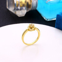 wholesale 925 Silver Japanese Precision Crafted Hollow Base Natural Topaz Ring for Custom Wholesale Direct from Manufacturer-Japanese Beaded White Topaz Ring>Size 12