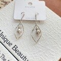 wholesale S925 Sterling Silver Hollow Twist Wire Gourd Earrings with Hook, Fashion Women's Vintage Style Polished Surface Twist Ear Accessories-0-0