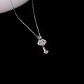 wholesale S925 Sterling Silver Yaxi Retro Ruyi Pendant Necklace for Women, Ethnic Style, Auspicious and Elegant Collarbone Chain with a Premium Feel-0-5