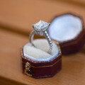 Sterling Silver Geometric Square Zircon Ring, Clearance Sale for Fashion Accessory Wholesale-0-0