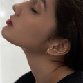 wholesale S925 sterling silver French vintage clip-on earrings for women, minimalist ear cuff ear accessories-0-11