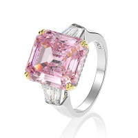 S925 Sterling Silver Geometric Square Wedding Ring for Women, Ins Style Clearance with Free Shipping.-Style D [Clearance Sale with Free Shipping]  US Size 5