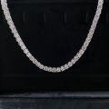 wholesale 925 Silver Moissanite D Color 3-65mm Hip-Hop Single Row Tennis Chain Necklace, Tennis Chain for Men and Women-0-2
