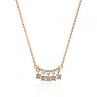 Sterling Silver Pendant with Moissanite, Chinese Style Bell and Tassel Necklace.-Set with moissanite  925 silver