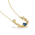 wholesale S925 Gold Plated 14k Japanese Small Fresh Sweet Style Jewelry Wholesale Daily Wear Collarbone Chain-0-4