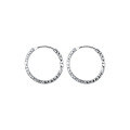 wholesale S925 Silver Carved Full Starfish Ear Clasp Korean Version Ins Minimalist Personality Basic Hoop Earrings G9153-0-4