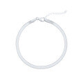 wholesale S925 Sterling Silver Flat Snake Chain, Amazon Bestseller, Ins Style Fashion Minimalist Versatile Creative Jewelry Women's Bracelet-0-6