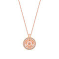 S925 Silver Eight Treasures Compass Pendant Lotus Necklace-0-3
