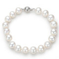 S925 Sterling Silver Simple Natural Freshwater Pearl Bracelet for Women-0-27