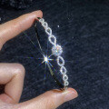 S925 Sterling Silver 05ct Moissanite Minimalist Boho Bracelet Wholesale-0-1
