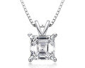 wholesale S925 Sterling Silver Necklace [Clearance with Free Shipping] Unconventional Square Zircon Pendant for Women, Small and Unique, Simple and Versatile-0-14