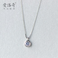 wholesale S925 Silver Japanese and Korean Style Single Diamond Short Collarbone Chain, Simple and Stylish Diamond Necklace for Women D1671-s925 silver necklace>925 silver