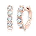 S925 Sterling Silver D Color Moissanite Starry Shining Earrings-0-10